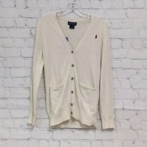Ralph Lauren Large (12-14) Button Cardigan Sweater